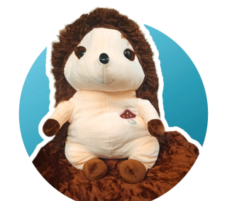 Maskot veľký plyšový vankúš 3in1 s prikrývkou plyšový veľký plyšový xl hnedý plyš