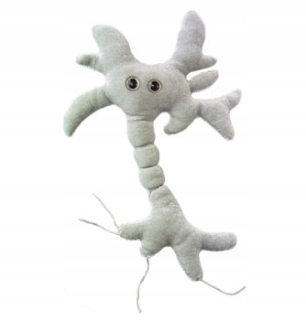 Náradie pre deti - Maskot Microbe Mozgová Mobile (sivá) Neurón