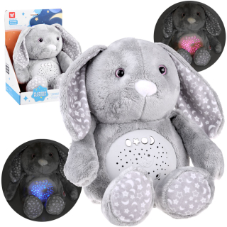 Maskot projektor Bunny Star uspávanky biely hluk spí na 4701
