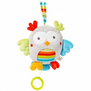 Maskot s krabicou, sova, z kolekcie: classic