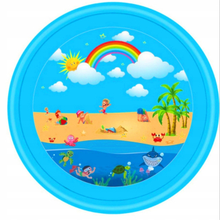 Vodná podložka - Fun mat outdoor dúha vzor 170 cm