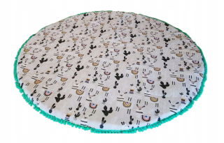 Koberec do detskej izby - Kruhový Beach Garden Mat pre Fun 150 cm