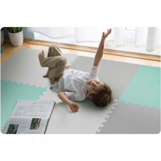 Vzdelávacia podložka pre deti - Penová puzzle podložka 180x180cm 9 ks
