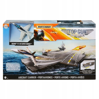 Loďka, parník - Matchbox Aircraft Carrier Top Gun Gnn28