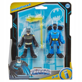 Mattel Imaginext: DC Super Friends - Batman &amp; Akčné figúrky nováčikov (GXJ30)