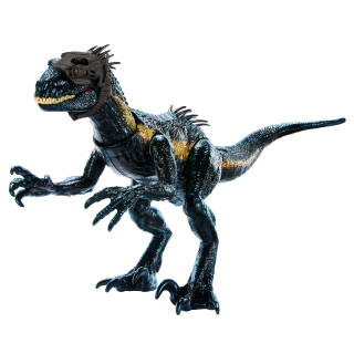 Super útočná akčná figúrka Mattel Jurassic World Indoraptor so svetlami a zvukmi