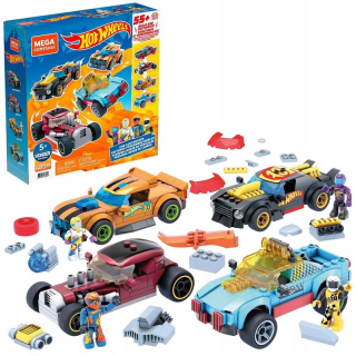 Stavebnica, slamky - Mattel Mega Construx Hot Wheels Tuning 485 El