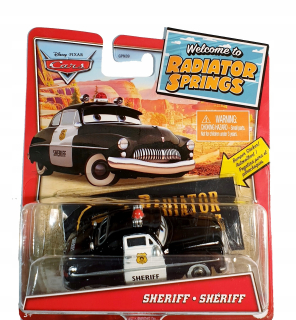 Rozprávkové autíčko - Mattel Pixar Cars Sheriff - Disney -auto