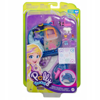 Bábika Polly Pocket - Mattel Polly Pocket Kraina veľryba Fry35 GKJ52