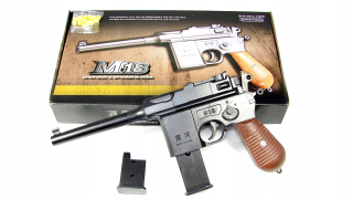 Pištoľ pre deti - Mauser M18 Metal Weapon Gun Balls Two Magazines