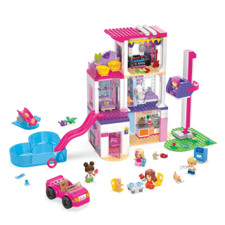 Stavebnica, slamky - Mega Barbie House of Dreams Sada kociek HHM01