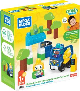 Stavebnica, slamky - Mega Bloks Green Town HDX90 Building Toy