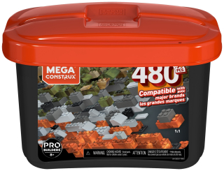 Stavebnica Mega Bloks - Mega bloky kontajner s 480 el blokov. GJD25