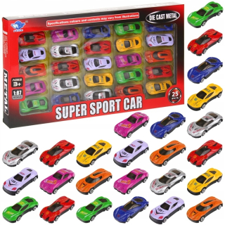 Mega sada 25ks. Resoraki Car Cars Mix