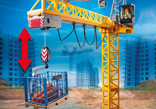 Mega sada PLAYMOBIL70441 žeriav na diaľkové ovládanie