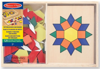 Melissa & Doug drevené Tehly tangramu Shape