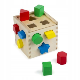 Melissa & Doug - Vzdelávacie kocky, triedič