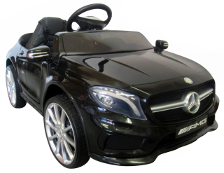 Čierne auto Mercedes