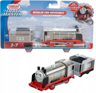 Dráha pre deti, stavebnica - Merlin Pohon Liquid LOCOMOTEULE Trackmaster