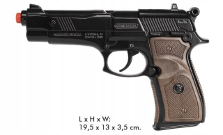 Pištoľ pre deti - Kovová pištoľ pre Gonhera Colt + 144