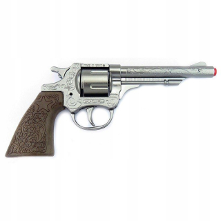 Pištoľ pre deti - Kov revolver na kapote kovbojskom pištole