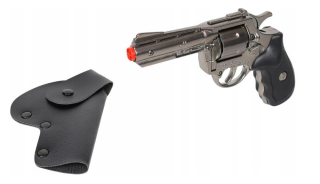 Pištoľ pre deti - Kov revolver pištoľ na digestora s Kabura