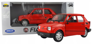 Autíčko pre deti - Kovový model Fiat 126p Fiat Batoľa 1:21 Welly