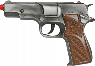 Pištoľ pre deti - Kov Police Gun Gonher 125/1 Gold