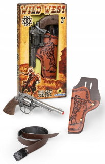 Pištoľ pre deti - Kov cowboy revolver s Gonher 201/0