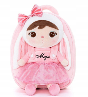 Batoh Metoo Pink Bunny s mašľou