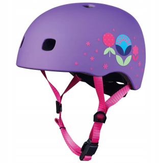 Mikro prilba na bicykel/skúter - Floral Purple S