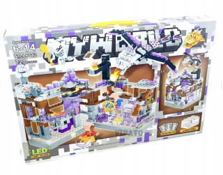 Minecraft môj svet viedol Forteca Kulka Enderman Smok TNT 720 Element