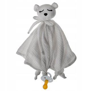 Miś MUS Muślinowa Doudou Gray Babysteps