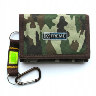 Peňaženka pre mládež s príveskom XTREME, CAMO