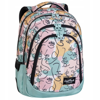 CoolPack viackomorový školský batoh, viacfarebný, 28 rokov