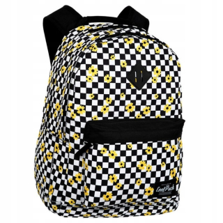 CoolPack jednokomorový školský batoh, biela, čierna, odtiene žltej a zlatej, 26 l
