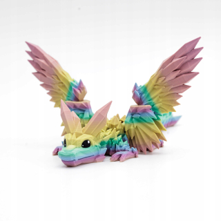 Pohyblivý Rainbow V2 Dragon s krídlami