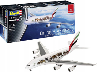 Lietadlo pre deti - Plastikový model Airbus A380-800 Emirates Wild
