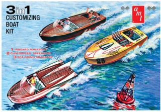 Plastikový model - Łódź - Prispôsobenie lodí (3 v 1!