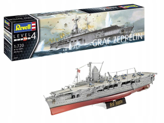 Plastový model Nemecký lietadlový nosič ZEPPE