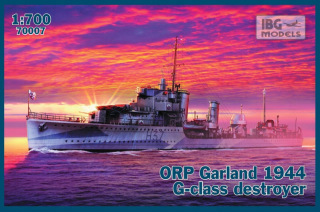 Loďka, parník - Plastová ORP Garland 1944 triedy G zničiť