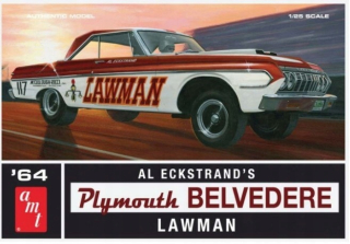 Plastový model - auto 1964 Plymouth Belveder