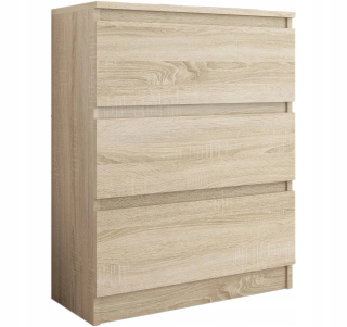 Mobene Moderná komoda 70 x 40 x 76 cm, matný dub sonoma