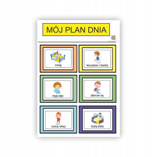 Môj rozvrh doma magnetická verzia
