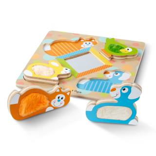 Zvukova hračka - Môj prvý Melissa zmyslové puzzle dotykové