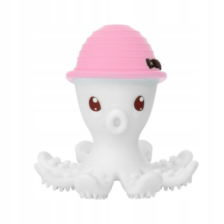 Hryzadlo pre batoľa - Mombella Gryzak Toy Octopus ružová