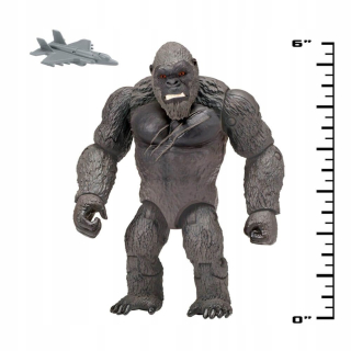 Akčná figúrka, postavička - Monsterverse Godzilla vs Kong s stíhačka