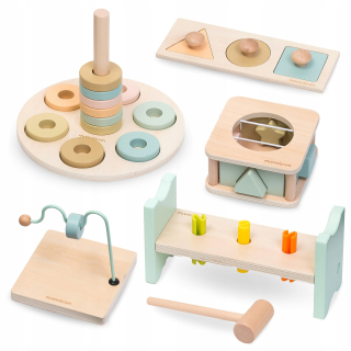 Montessori sada hračiek pre deti 13-18 mesiacov Mamabrum MAM184 EDU TOY
