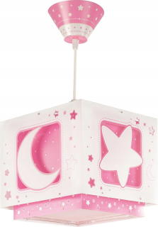 Luster do detskej izby - Moonlight Pink prívesok lampa 63232S DALBER