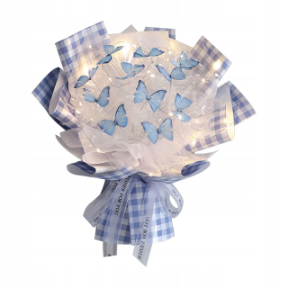 Butterfly Bouquet with Blue Color 11 Butterfly